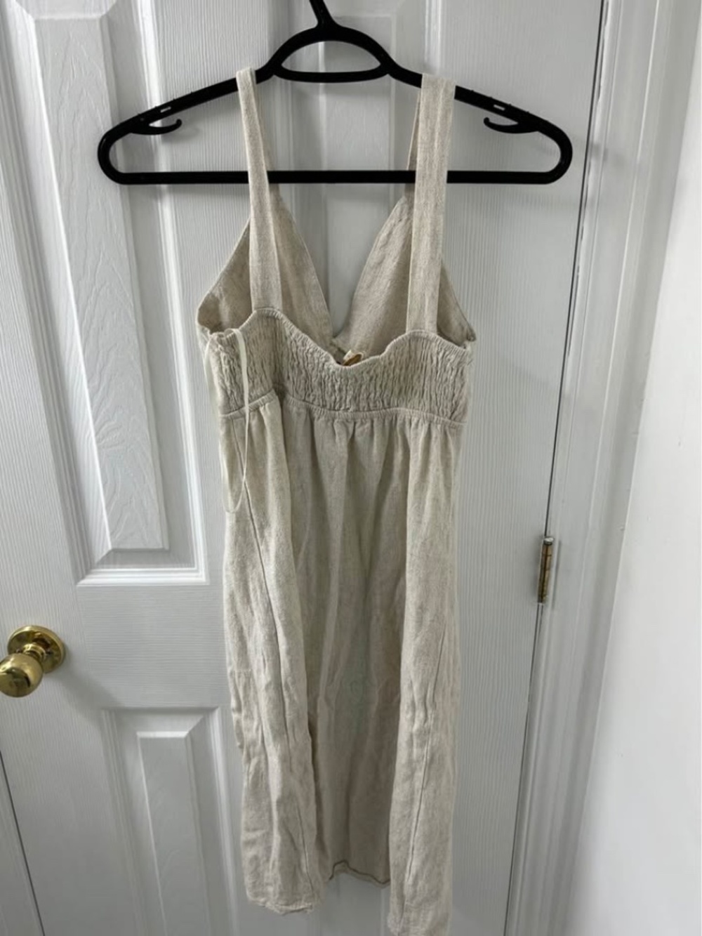 Monteau Los Angeles Linen Midi Sundress, Size Small - Picture 2 of 3